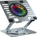 מעמד ממתכת לנייד עם קירור ו תאורה