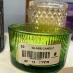 glass candle
