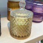 glass candle L