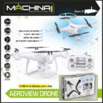 רחפן ברשלס מתקדם כולל שלט עם מסך מובנה AeroView Dron