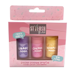 ظلال لامعة وآيلاينر لامع بنفسجي ستايلوش