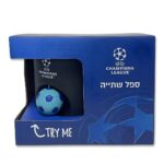 כוס כדורגל 3D באריזת מתנה ליגת האלופות