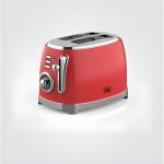 محمصة خبز قافزة حمراء