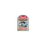 لوحة معدنية فينتج Dad's Garage (عرض 26 سم، ارتفاع 35 سم)