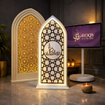 زينة رمضان فاخرة مضيئة