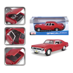 1:18 شيفروليه نوفا 1970 SS COUPE أحمر