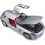 1:18 مرسيدس SLS AMG فضي