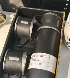طقم زجاجة مفرغة الهواء Vacuum Bottle Set – תמונה 1