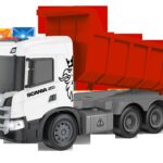 SCANIA משאית איסוף 26סמ פריקשן אורות וצלילים