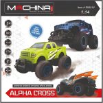 مركبة طرق وعرة 1:14 عجلات كبيرة ALPHA Cross ريموت قابل للشحن