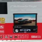 מערכת שמע עם מסך נע
