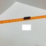 סרגל פלאטיק 1 מטר עם ידית