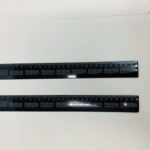 סרגלי פלסטיק + לוח הכפל 30 שחור