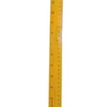 סרגל עץ 30CM עבה צהוב