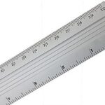 סרגל אלמניום 15 ס"מ