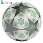 כדורגל אדידס ליגת אלופות לבן ירוק כוכבים אפור