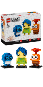 ⁦לגו ™BrickHeadz שמחה, עצב וחרדה - הקול בראש (40749)⁩ – תמונה ⁦2⁩