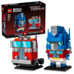 ⁦לגו ™BrickHeadz – אופטימוס פריים - רובוט ומשאית (40803)⁩ – תמונה ⁦2⁩
