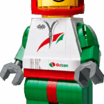 לגו Minifigures - מיני-דמות מוגדלת של נהג מרוצים (40819)