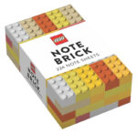 דפי ממו LEGO® Note Brick - בגווני צהוב-כתום