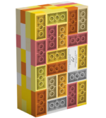⁦דפי ממו LEGO® Note Brick - בגווני צהוב-כתום⁩ – תמונה ⁦2⁩