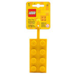 לגו תג לתיק - לבנת 2x4 אייקונית בצבע צהוב (53657)