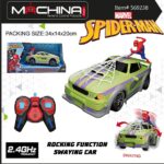 מכונית שלט מתנדנדת ספיידרמן 2.4G SPIDERMAN ROCKING כולל USB