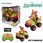 מכונית על שלט עם דמות ZOOTOPIA NICK -נטען