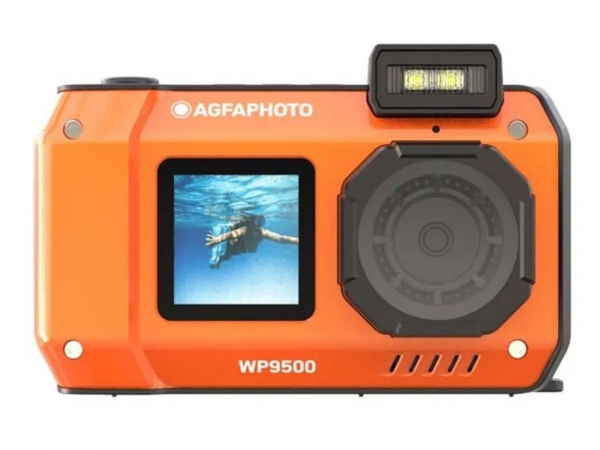 מצלמה אגפא AGFA DC-9500 צבע שחור | כתום מצלמה אגפא AGFA DC-9500 צבע שחור | כתום – תמונה 1