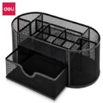 סט משרדי לעטים רשת עם מגירה DELI