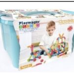מוטות וכדורים דקים 120 חלקים בקופסת אחסון