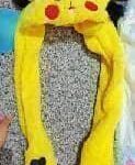כובע פרווה פיקאצ' ו מזיז אוזניים+אורות לד