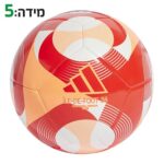 כדורגל אדידס אדום כתום לבן מידה 5