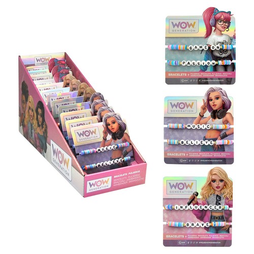 Bracelets with message box pack WOW Generation Bracelets with message box pack WOW Generation – תמונה 1