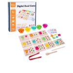 משחק המספרים וצבעים מרובע BEAD GAME