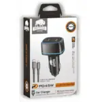 מטען רכב 45W עם כבל PD Lightning מבית באפאלו
