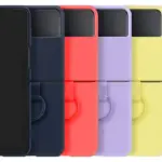 כיסוי קטיפה עם טבעת ל- Samsung Z Flip 4