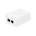 PoE Injector with plug set-OFF WHITE