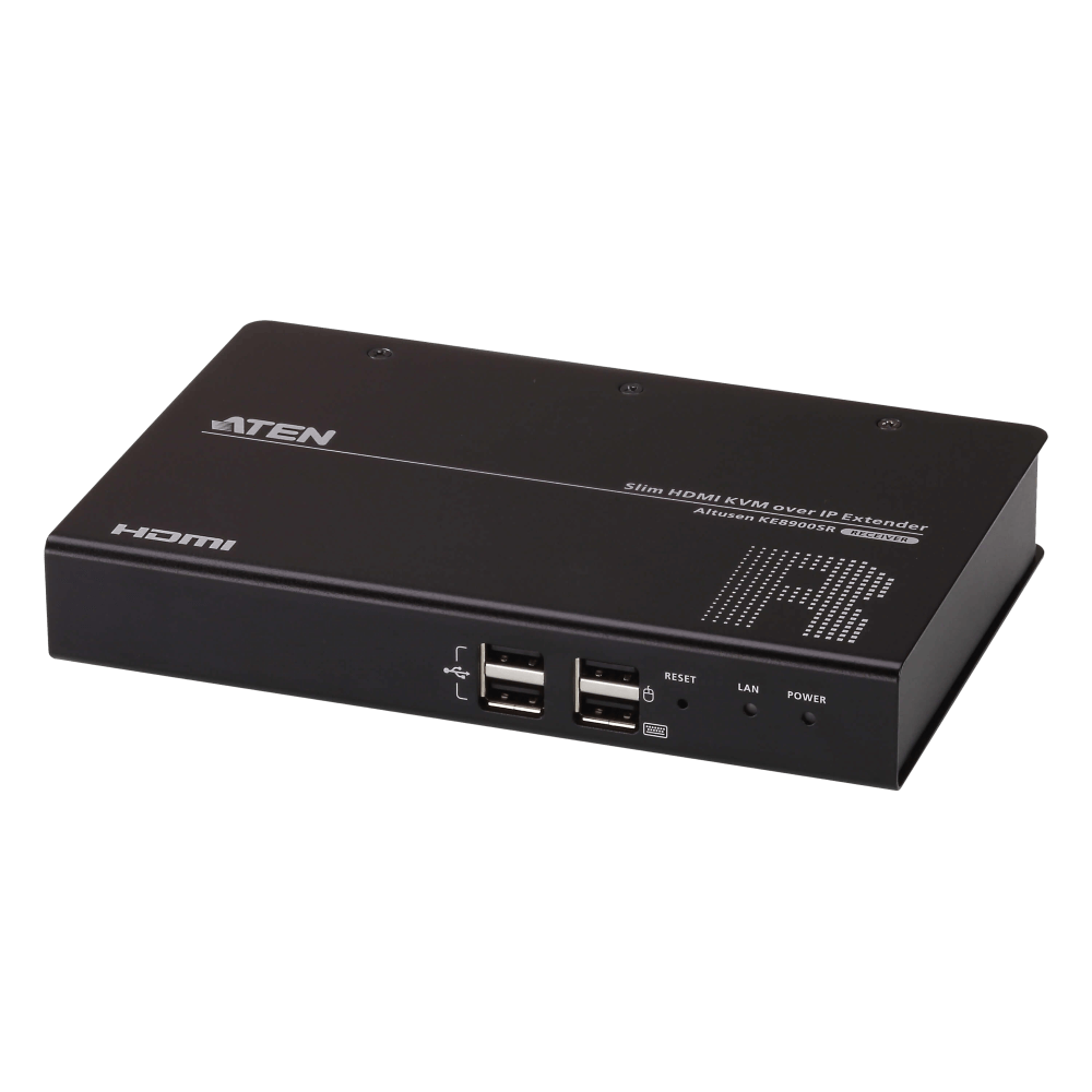 ATEN Slim HDMI Single Display KVM over IP Receiver KE8900SR ATEN Slim HDMI Single Display KVM over IP Receiver KE8900SR – תמונה 1
