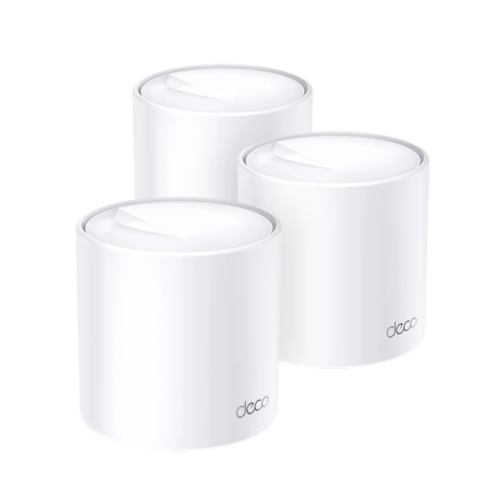 מערכת Mesh Wi-Fi 6 דגם Deco X60 AX5400 (מארז 3 יחידות) מבית TP-Link מערכת Mesh Wi-Fi 6 דגם Deco X60 AX5400 (מארז 3 יחידות) מבית TP-Link – תמונה 1