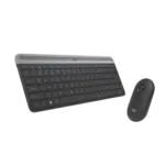 מקלדת דקה ועכבר מבית LOGITECH דגם MK470 בצבע אפור