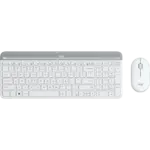 מקלדת דקה ועכבר מבית LOGITECH דגם MK470 בצבע לבן