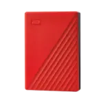 כונן קשיח חיצוני נייד דגם My Passport 5TB בצבע אדום מבית WD