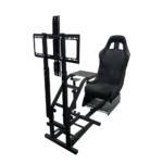 מושב לסימולטור מירוצים שחור SIMULATOR COCKPIT