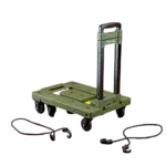 עגלת משא מתקפלת בצבע ירוק דגם GFT200 מבית GLAMP