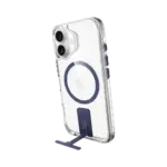 כיסוי ל-iPhone 17 בצבע שקוף-כחול דגם MiraKick מבית Miracase