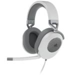 אוזניות גיימינג CORSAIR HS65 SURROUND 7.1 – לבן