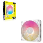 מאוורר RX120 MAX RGB 120mm מבית CORSAIR לבן