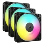 סט מאווררים RS120 ARGB 120mm מבית CORSAIR שחור