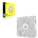 מאוורר למארז RS120 120mm PWM מבית CORSAIR לבן